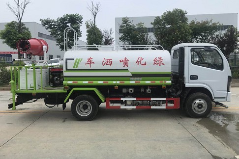 5方灑水車參數(shù)_國(guó)六東風(fēng)福瑞卡5方綠化灑水車
